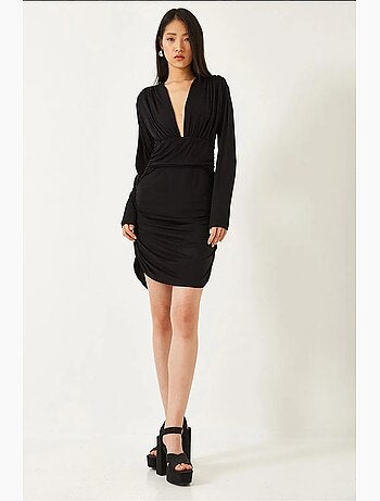 Robe avec côtés froncés lucci