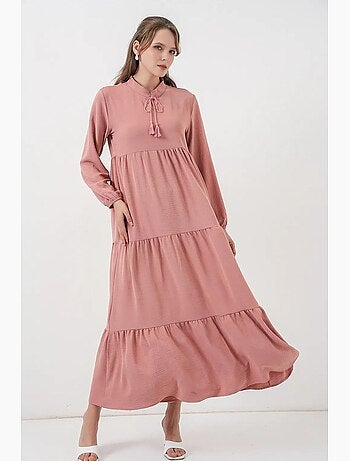 Robe avec cravate au cou bdart