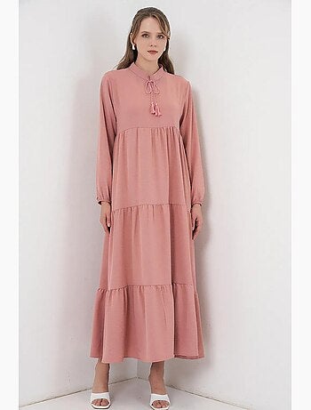 Robe avec cravate au cou bdart