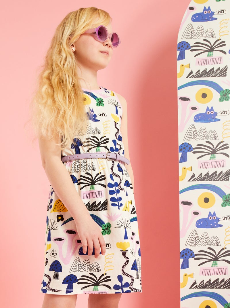 Robe avec imprimé - Kiabi X Dans les dents Multicolore - Kiabi