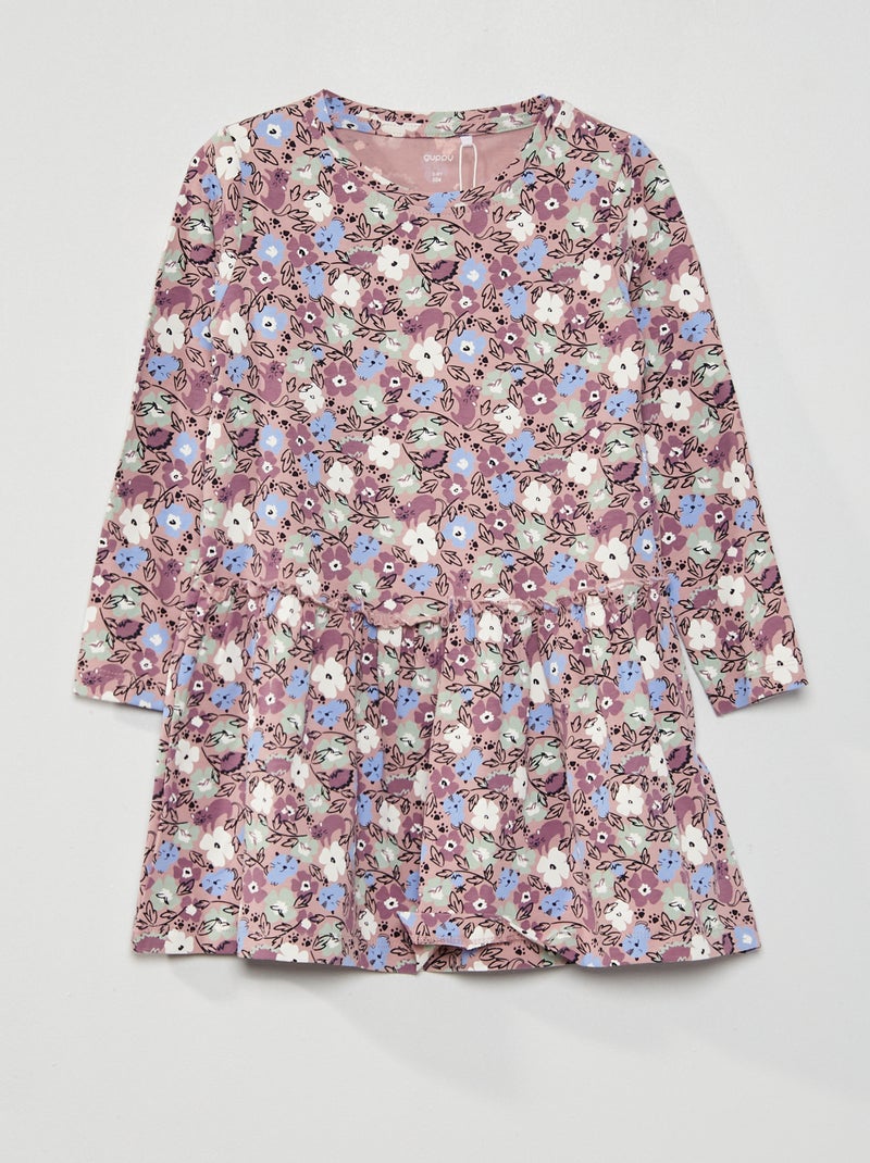 Robe avec imprimé fantaisie Floral - Kiabi