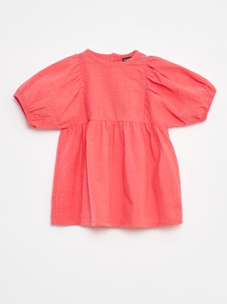 Robe avec manches ballon