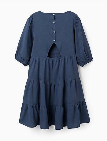 Robe avec manches bouffantes et découpe You&Me