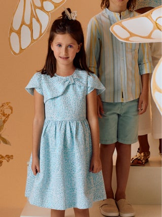 Robe avec Motif Brillant