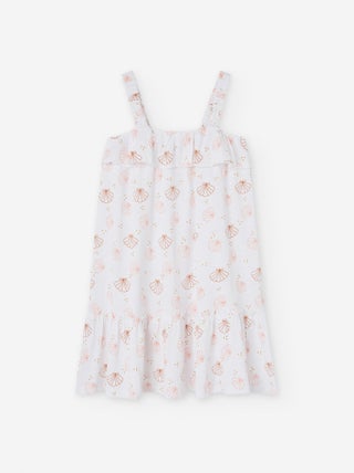 Robe avec Motif et Volants