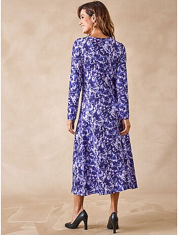 Robe avec noeud et effet drapé - DAXON