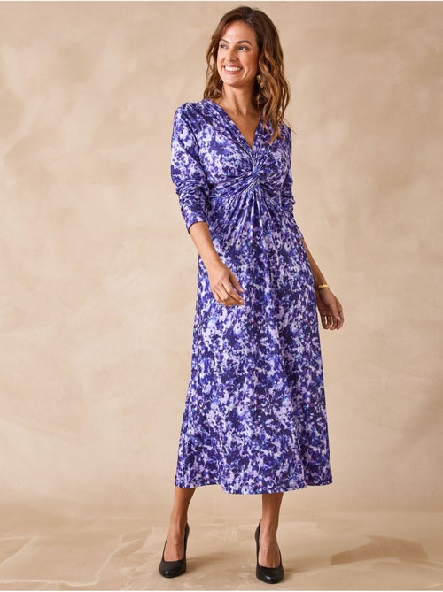 Robe avec noeud et effet drapé - DAXON - Kiabi