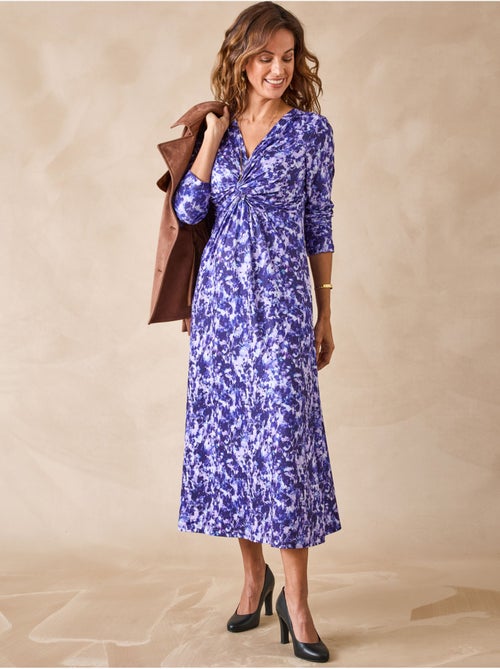 Robe avec noeud et effet drapé - DAXON - Kiabi