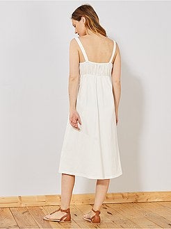 Robe avec nœud sur poitrine - Kiabi