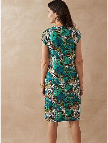 Robe avec perles fantaisie en maille