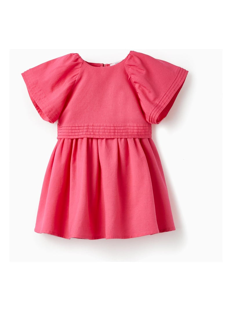 Robe avec superpositions pour bébé fille 'Special Days' manches courtes Rose - Kiabi