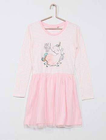 Robe avec tulle 'licorne'