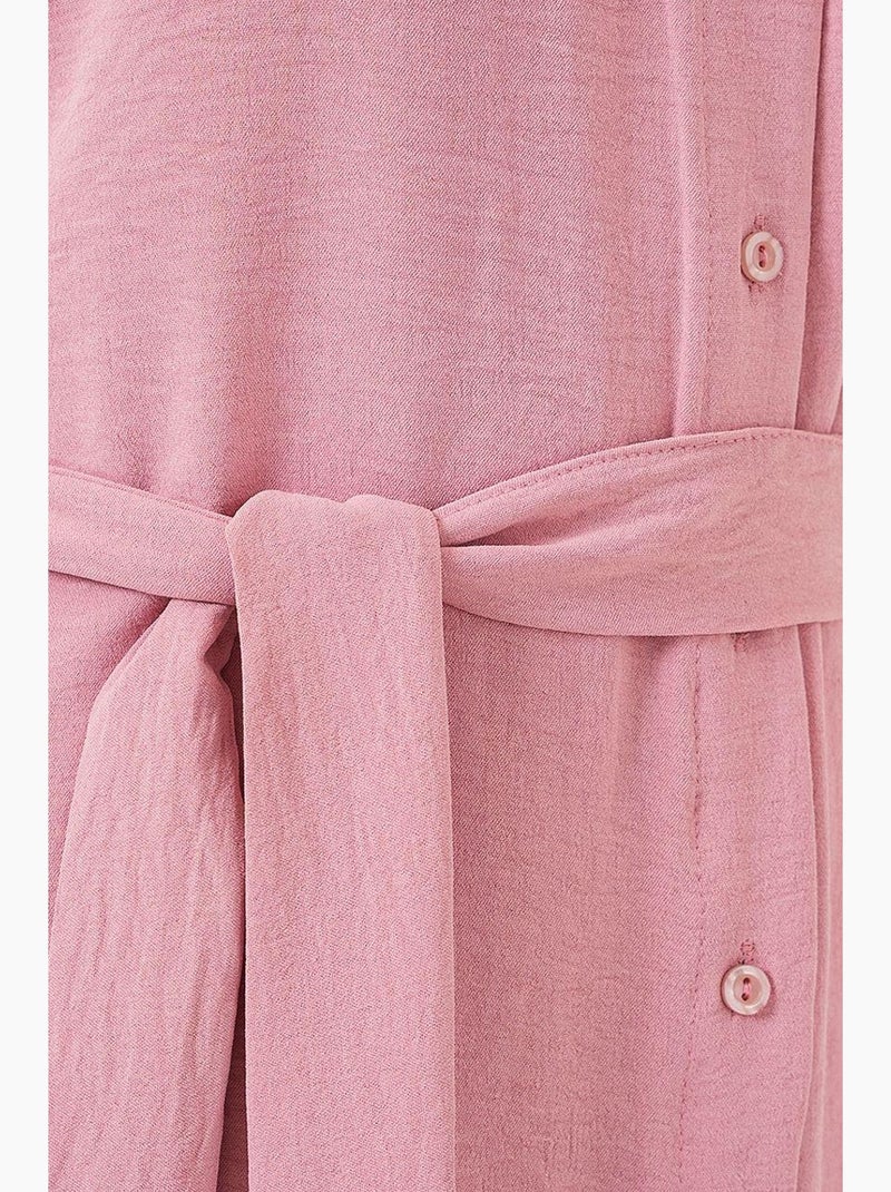 Robe ayrobin sans manches avec ceinture bdart Rose pâle - Kiabi