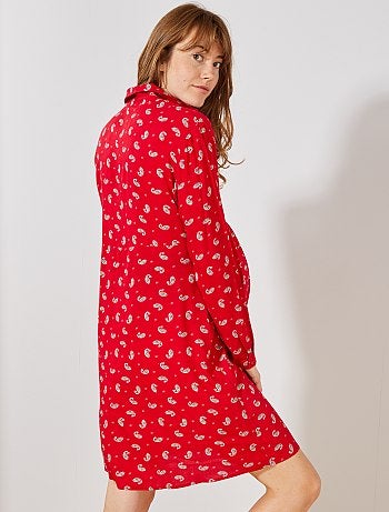 Robe babydoll de grossesse - Kiabi