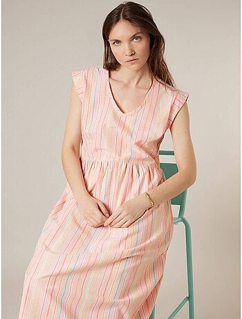 Robe babydoll femme en 100% coton 'Deeluxe'