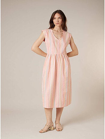 Robe babydoll femme en 100% coton 'Deeluxe'