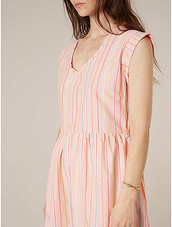 Robe babydoll femme en 100% coton 'Deeluxe'
