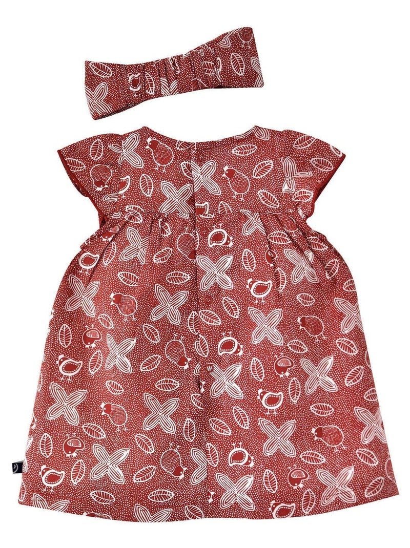 ROBE BANDEAU ESTHER MANCHES COURTES Blanc - Kiabi