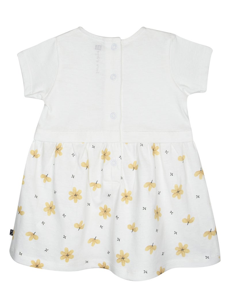 ROBE BANDEAU GIROFLEE BEBE Blanc - Kiabi