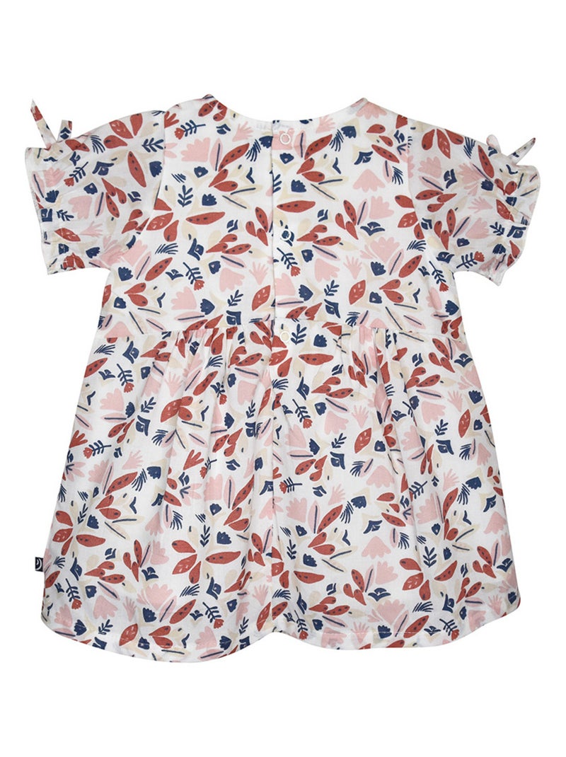 ROBE BANDEAU GIULIA MANCHES COURTES BEBE Blanc - Kiabi