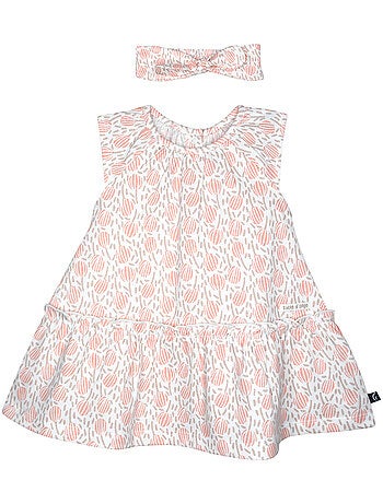 ROBE BANDEAU LILIROSE MANCHES COURTES BEBE