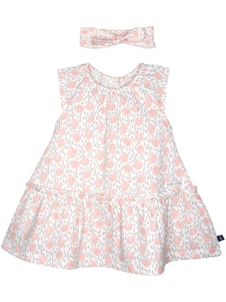 ROBE BANDEAU LILIROSE MANCHES COURTES BEBE