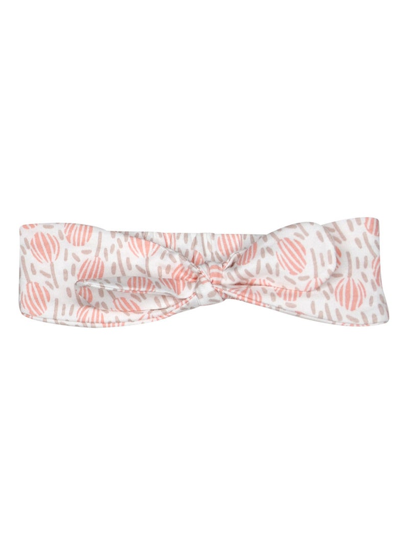 ROBE BANDEAU LILIROSE MANCHES COURTES BEBE Blanc - Kiabi