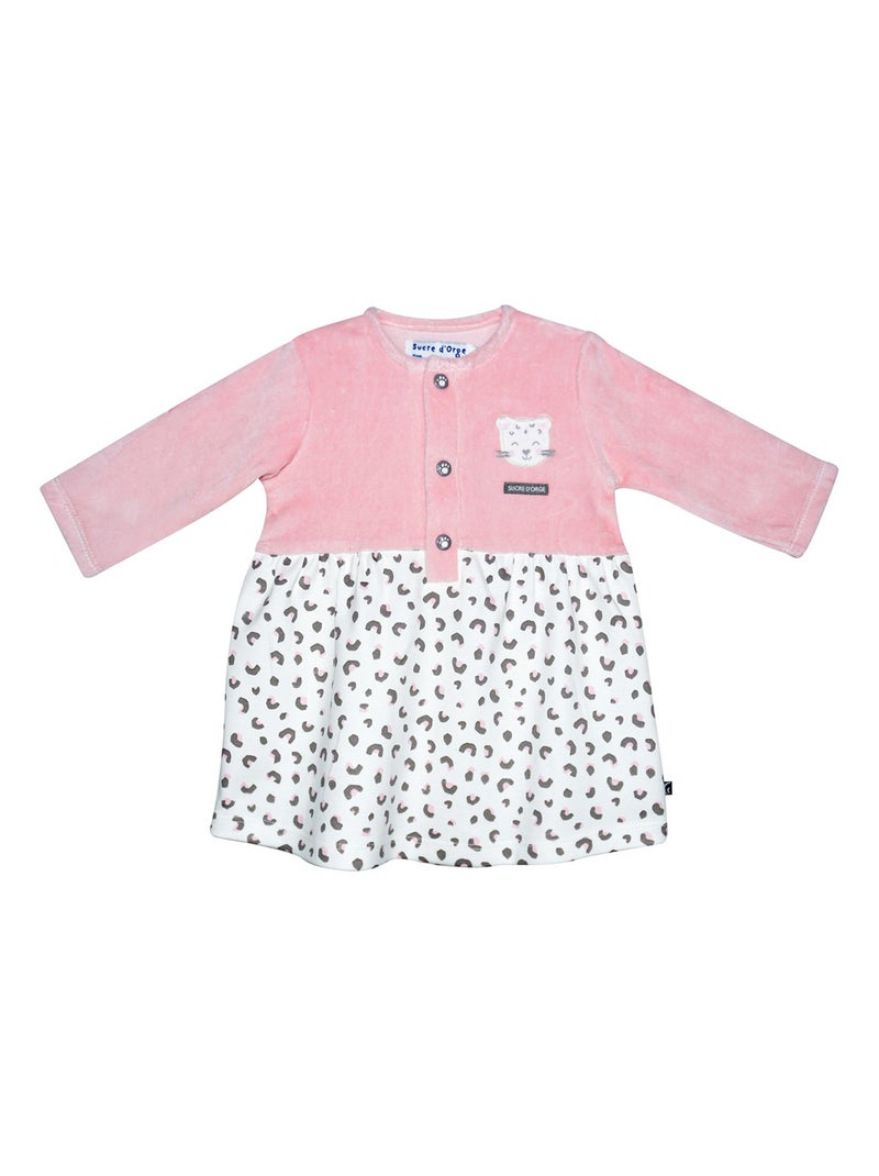 ROBE BANDEAU MARISOL MAILLE BEBE Rose - Kiabi