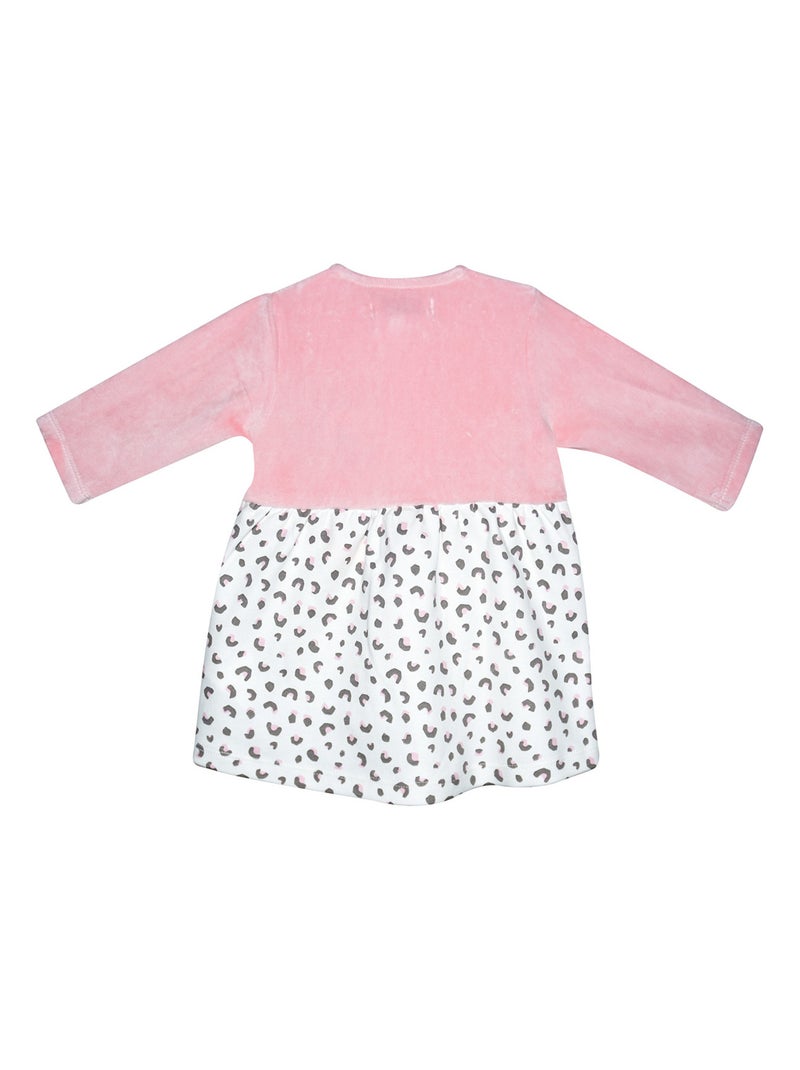 ROBE BANDEAU MARISOL MAILLE BEBE Rose - Kiabi