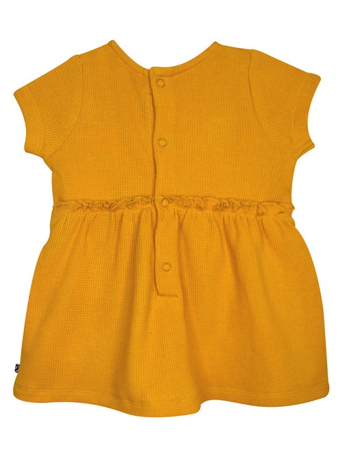 ROBE BANDEAU NESSA MAILLE FANTAISIE MANCHES COURTES - Kiabi