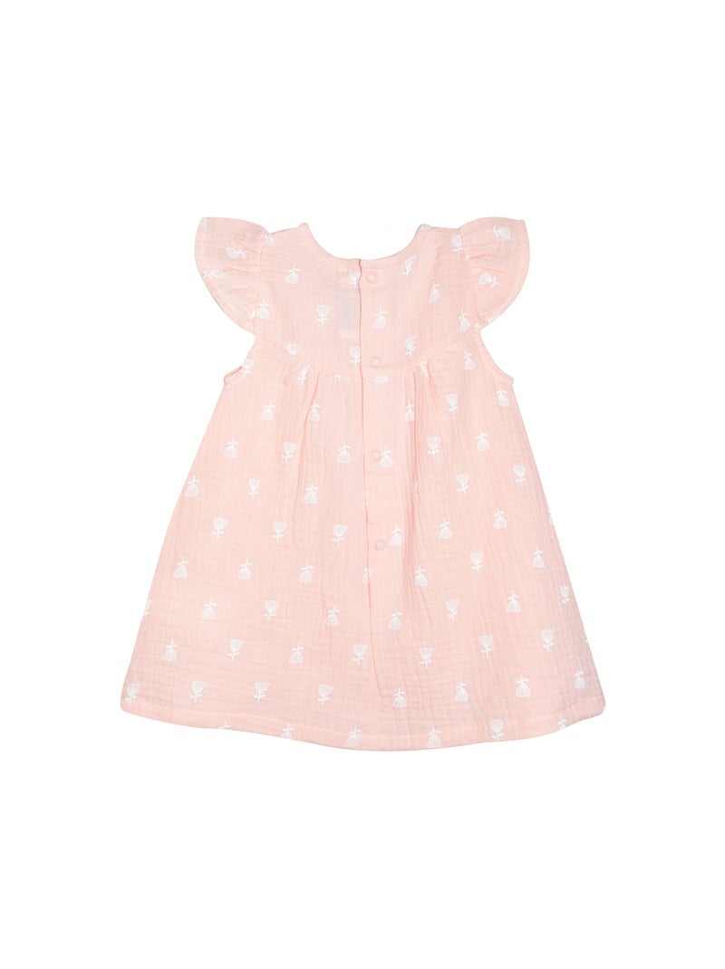 ROBE BANDEAU ODELIE SUCRE D'ORGE Rose - Kiabi