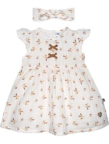 ROBE BANDEAU RAFIKA MANCHES COURTES BEBE