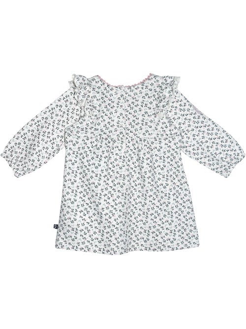 Robe bandeau samentha interlock manches longues - Kiabi