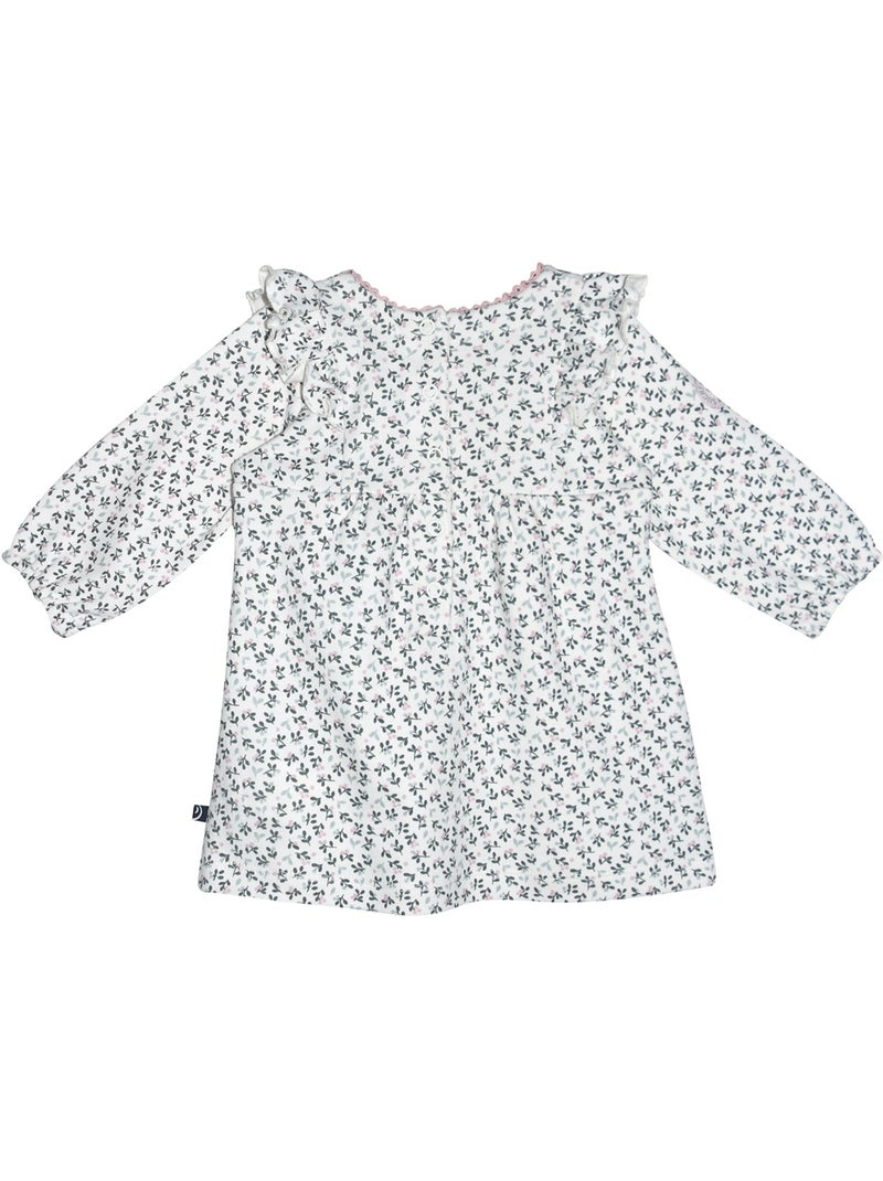 Robe bandeau samentha interlock manches longues Vert - Kiabi