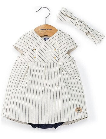 Robe + Bas Bébé Terre de Marins