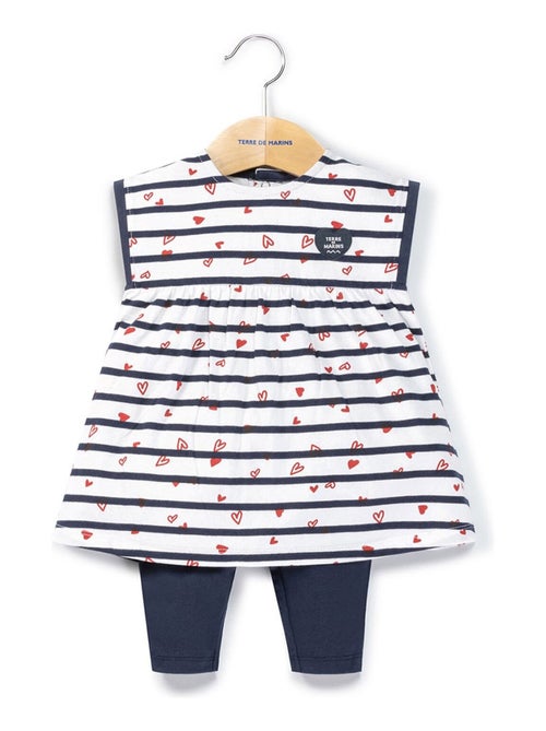 Robe + Bas Fille Terre de Marins - Kiabi