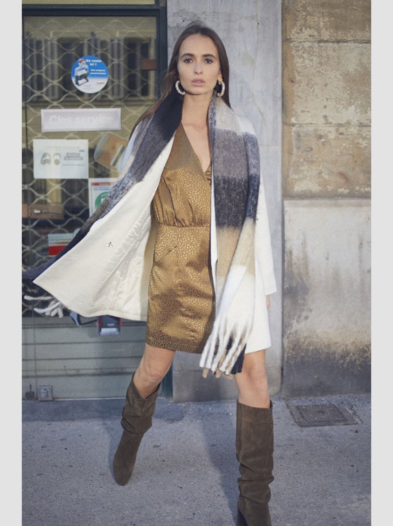 Robe BAZ droite 'Le Temps Des Cerises' Marron - Kiabi