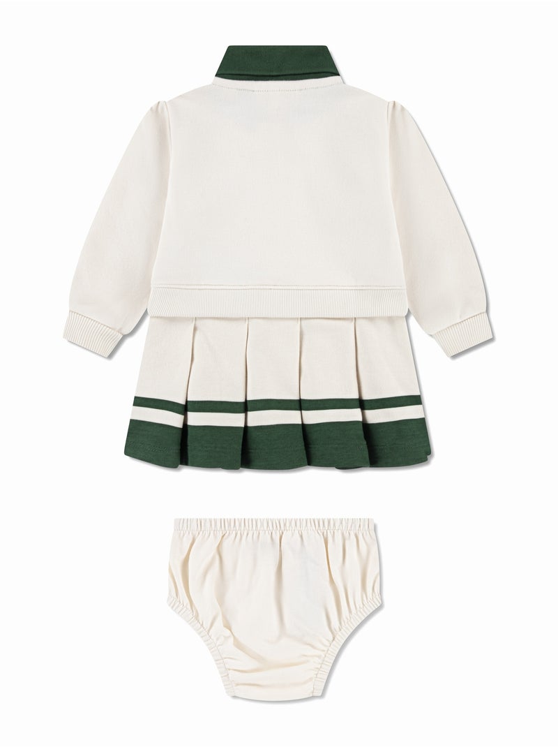 Robe Bébé 2 pièces - Lacoste Ecru - Kiabi