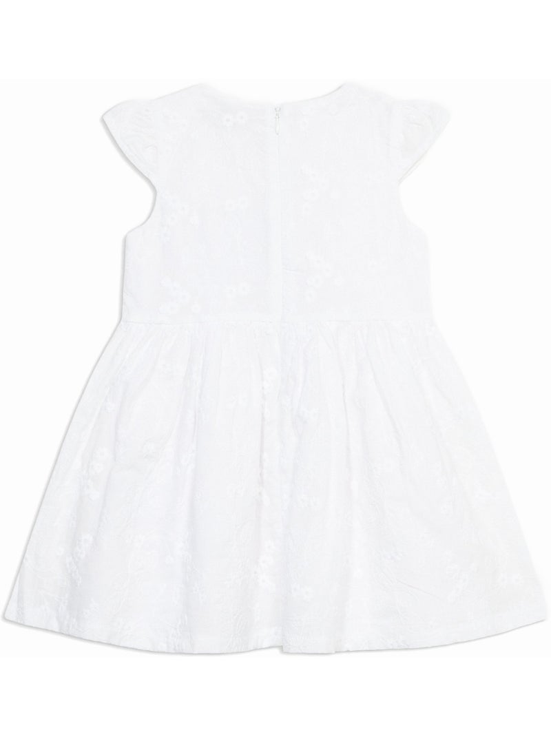 Robe Bébé à broderies - Guess kids Blanc - Kiabi