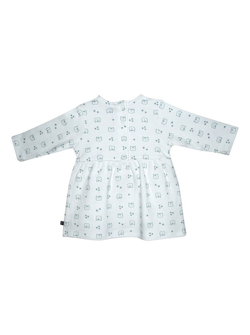 ROBE BEBE + BANDEAU FINLANDE Blanc - Kiabi