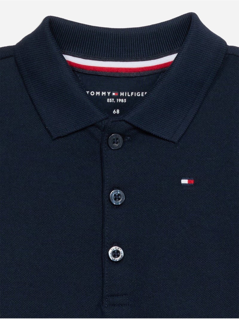 Robe Bébé col polo - Tommy jeans Bleu foncé - Kiabi