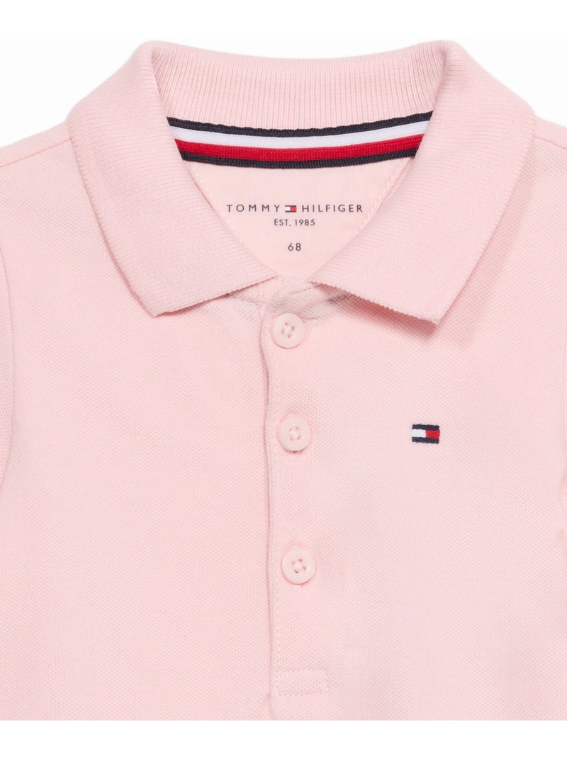Robe Bébé col polo - Tommy jeans Rose - Kiabi