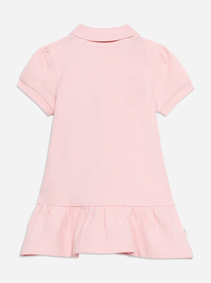 Robe Bébé col polo - Tommy jeans Rose - Kiabi
