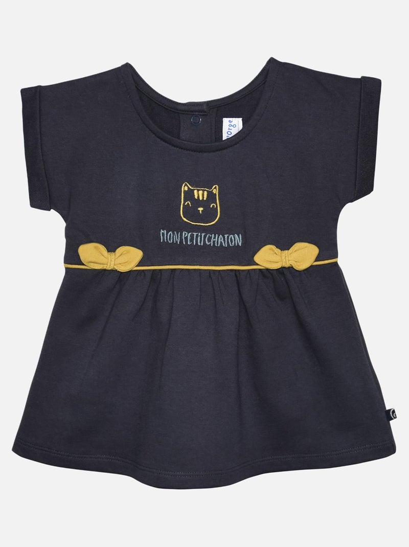 ROBE BEBE + COMBINAISON FEROE Gris - Kiabi