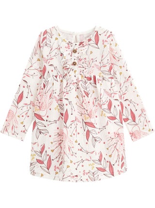 Robe bébé en gaze de coton Birdy