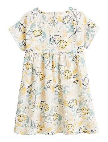 Robe bébé en gaze de coton Capucine