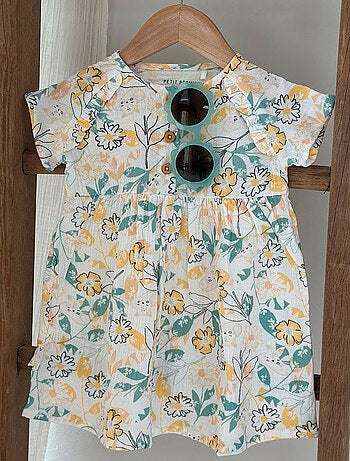 Robe bébé en gaze de coton Capucine
