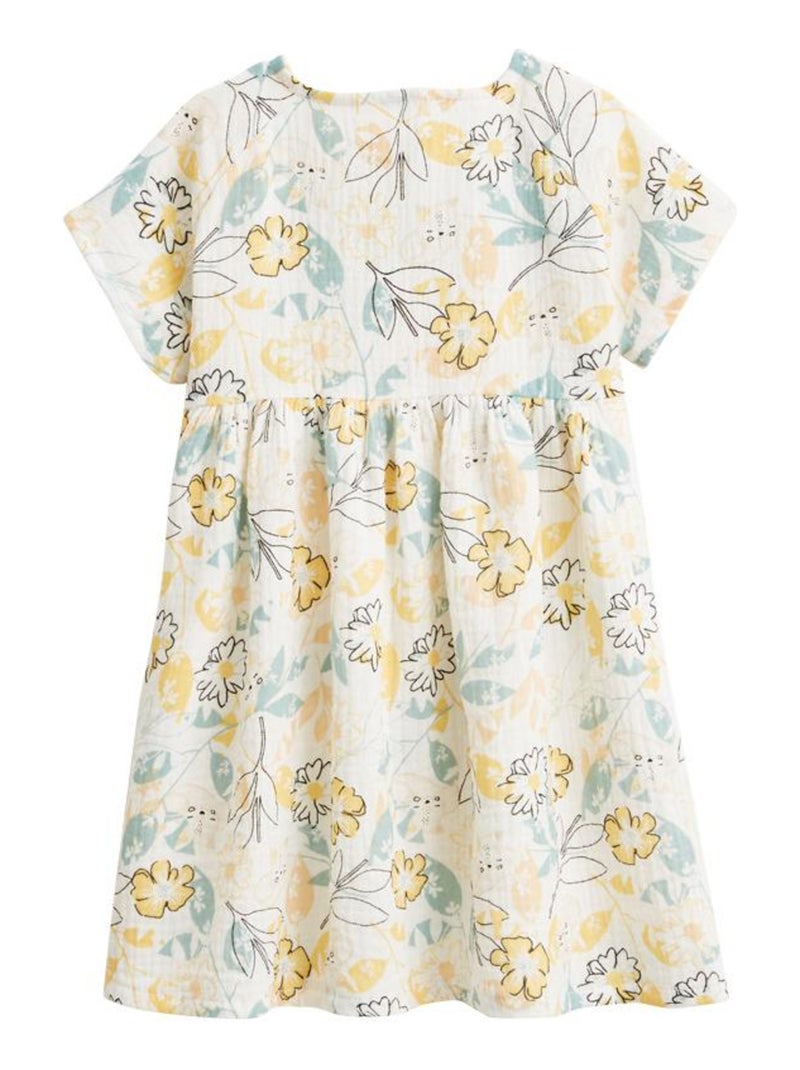 Robe bébé en gaze de coton Capucine Ecru - Kiabi
