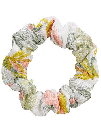 Robe bébé en gaze de coton + chouchou Pivoina