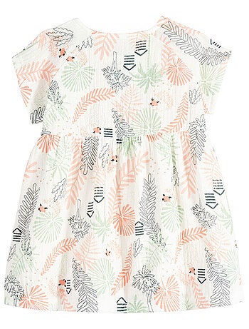 Robe bébé en gaze de coton Cilaos